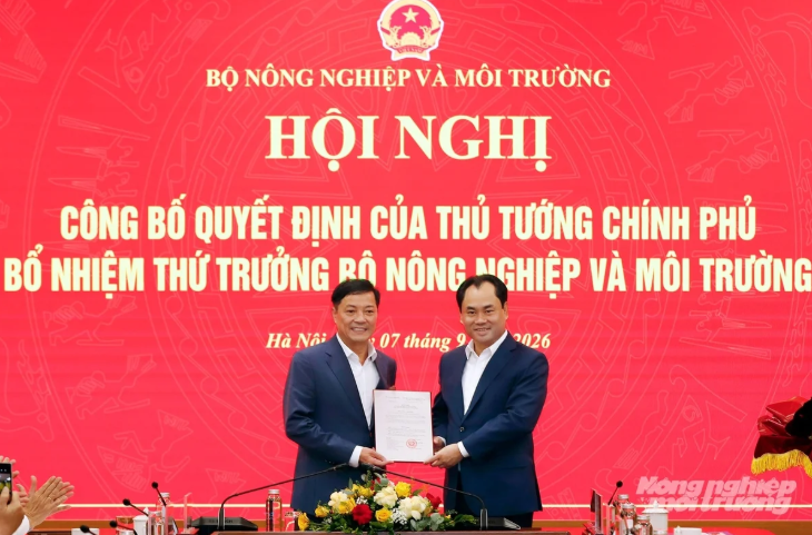 Mr. Le Trong Yen appointed as Deputy Minister of Agriculture and Environment
